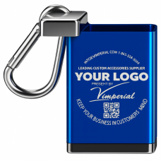 Portable Zinc Alloy Ashtray with a Hook ((LOGO Customize Available by Contact))