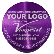 Herb Grinder 63mm Metal 2 Layers (LOGO Customize Available by Contact)