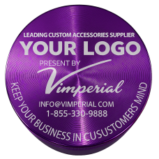 Herb Grinder 63mm Metal 2 Layers (LOGO Customize Available by Contact)