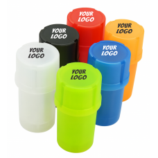 2 in 1 Plastic Herb Grinder and Storage (LOGO Customize Available by Contact) 2 in 1 Plastic Herb Grinder and Storage (LOGO Customize Available by Contact)