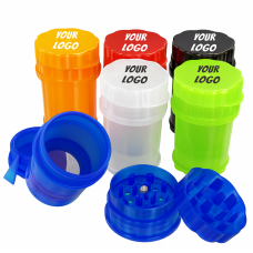 Barrel 4-Layers Plastic Herb Grinder (LOGO Customize Available by Contact) Barrel 4-Layers Plastic Herb Grinder (LOGO Customize Available by Contact)