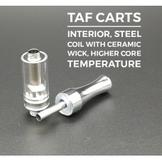 No Leaking TAF Cartridges Universal Screw  1.2mm Oil Intake Hole Round Mouthpiece