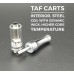 No Leaking TAF Cartridges Universal Screw  1.2mm Oil Intake Hole Round Mouthpiece